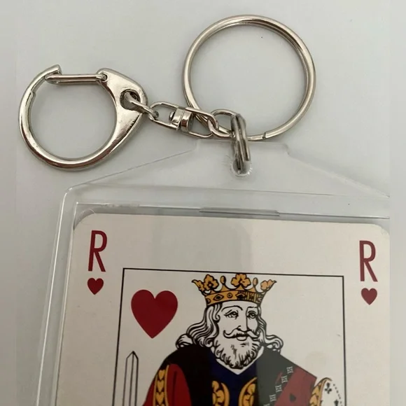 Louis Vuitton Damier King Red Hearts COA RARE Soho Casino Paris 2008 Card Charm - Picture 8 of 9